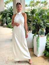 Load image into Gallery viewer, &quot;Alexia&quot; Mock Neck Belted Maxi Dress
