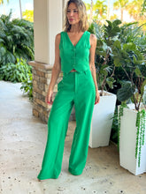 Load image into Gallery viewer, &quot;Carola&quot; Vest And High Waisted Pants Set
