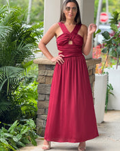 Load image into Gallery viewer, &quot;Angie&quot; Sleeveless Satin Midi Dress
