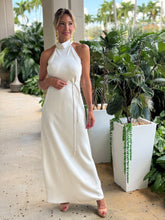 Load image into Gallery viewer, &quot;Alexia&quot; Mock Neck Belted Maxi Dress
