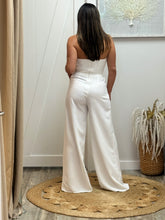 Load image into Gallery viewer, “Hanna&quot; Halter Tie Front Split Jumpsuit
