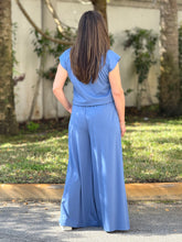 Load image into Gallery viewer, “Shani&quot; Wide Leg High Waisted Pants And Top Shirt Set
