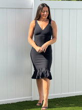 Load image into Gallery viewer, &quot;Fabiola&quot; Ruffle Hem Bandage Dress
