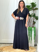 Load image into Gallery viewer, &quot;Eliza&quot; Kimono Sleeve Belted Maxi Dress
