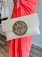 Load image into Gallery viewer, Handmade Clutch With CHain
