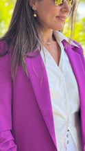 Load image into Gallery viewer, Ovi&quot; 3/4 Ruched Sleeve Open Blazer
