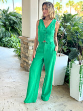 Load image into Gallery viewer, &quot;Carola&quot; Vest And High Waisted Pants Set
