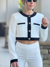 Load image into Gallery viewer, &quot;Betina&quot; Button Up Long Sleeve Top And Matching High Waisted Pants
