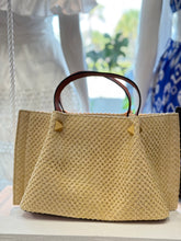 Load image into Gallery viewer, Raffia V Handbag
