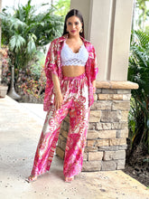 Load image into Gallery viewer, &quot;Karol&quot; Printed Long Sleeve Pocket In Front Blouse And Matching Pants

