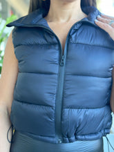 Load image into Gallery viewer, &quot;Monique&quot; Zipper Front Puffer Vest
