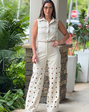 Load image into Gallery viewer, &quot;Isabella&quot; Laser Cut Vest And Pants Set
