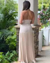 Load image into Gallery viewer, &quot;Analie&quot; Halter Belted Maxi Dress
