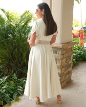 Load image into Gallery viewer, &quot;Cindy&quot; Short Sleeve Wrap Midi Dress

