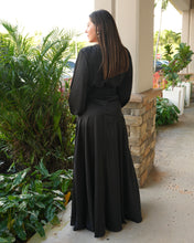 Load image into Gallery viewer, &quot;Amara&quot; Long Sleeve Satin Maxi Dress

