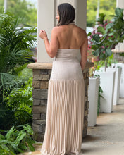 Load image into Gallery viewer, &quot;Analie&quot; Halter Belted Maxi Dress
