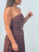 Load image into Gallery viewer, &quot;Canela&quot; Belted Circle Cutouts Dress
