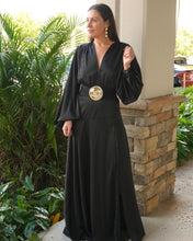 Load image into Gallery viewer, &quot;Amara&quot; Long Sleeve Satin Maxi Dress
