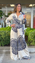 Load image into Gallery viewer, &quot;Isabelle&quot;Satin Printed Jumpsuit
