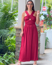 Load image into Gallery viewer, &quot;Angie&quot; Sleeveless Satin Midi Dress
