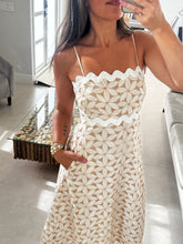 Load image into Gallery viewer, Sleeveless Crochet Maxi Dress With Pockets
