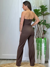 Load image into Gallery viewer, &quot;Emma&quot;  Strapless Button Trim Detailed Jumpsuit
