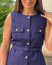 Load image into Gallery viewer, “Nadya” Stretching Vest And Shorts Denim Set
