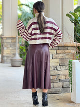 Load image into Gallery viewer, &quot;Adrianna&quot; Turtle Striped Sweater
