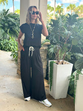 Load image into Gallery viewer, &quot;Shani&quot; Wide Leg High Waisted Pants And Top Shirt Set
