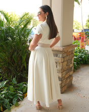 Load image into Gallery viewer, &quot;Cindy&quot; Short Sleeve Wrap Midi Dress
