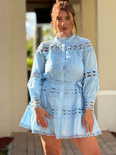 Load image into Gallery viewer, &quot;Mika&quot; Long Sleeve Lace Mini Dress
