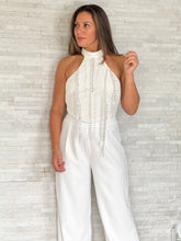 Load image into Gallery viewer, &quot;Havanna&quot; Pearls Details Crop Top And Pants Set
