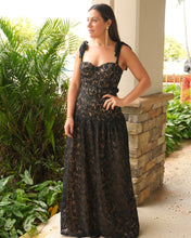 Load image into Gallery viewer, &quot;Amelia&quot; Lace Maxi Dress, Ties on the Shoulder
