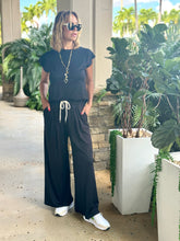 Load image into Gallery viewer, &quot;Shani&quot; Wide Leg High Waisted Pants And Top Shirt Set
