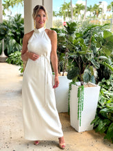 Load image into Gallery viewer, &quot;Alexia&quot; Mock Neck Belted Maxi Dress
