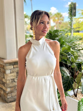 Load image into Gallery viewer, &quot;Alexia&quot; Mock Neck Belted Maxi Dress
