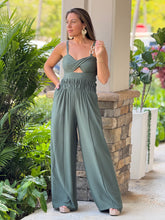 Load image into Gallery viewer, &quot;BLESS ME&quot; Solid Color Pocketed Jumpsuit
