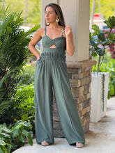 Load image into Gallery viewer, &quot;BLESS ME&quot; Solid Color Pocketed Jumpsuit
