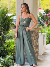 Load image into Gallery viewer, &quot;BLESS ME&quot; Solid Color Pocketed Jumpsuit
