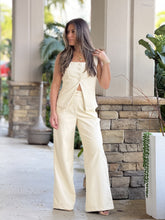 Load image into Gallery viewer, &quot;Monique&quot; Leather Vest And High Waisted Pants Set
