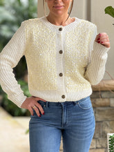 Load image into Gallery viewer, &quot;Olive&quot;  Sequins Sweater Cardigan
