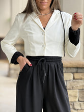 Load image into Gallery viewer, &quot;Tammy&quot; Crop Blazer And High Waisted Pants Set
