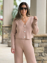 Load image into Gallery viewer, &quot;Alexa&quot; Long Sleeve Knit Sweater And High Waisted Pants Set
