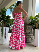 Load image into Gallery viewer, &quot;Mar De Lua&quot; Printed Sleeveless Dress
