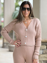 Load image into Gallery viewer, &quot;Alexa&quot; Long Sleeve Knit Sweater And High Waisted Pants Set
