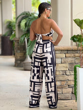 Load image into Gallery viewer, &quot;Amma&quot; Printed Tube Top And High Waisted Pants
