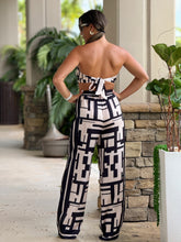 Load image into Gallery viewer, &quot;Amma&quot; Printed Tube Top And High Waisted Pants
