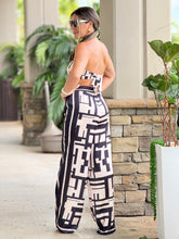 Load image into Gallery viewer, &quot;Amma&quot; Printed Tube Top And High Waisted Pants
