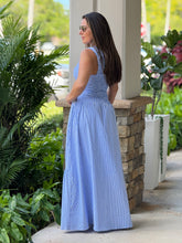 Load image into Gallery viewer, &quot;BLESS ME&quot; One Shoulder Striped Pattern Maxi Dress
