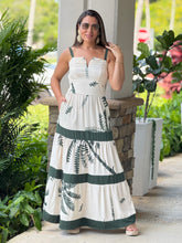 Load image into Gallery viewer, &quot;BLESS ME &quot; Sleeveless Printed Maxi Dress With Pockets

